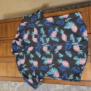 Arizona Jean Co., Men's XL, Short Sleeve, Pineapple, Short Sleeve